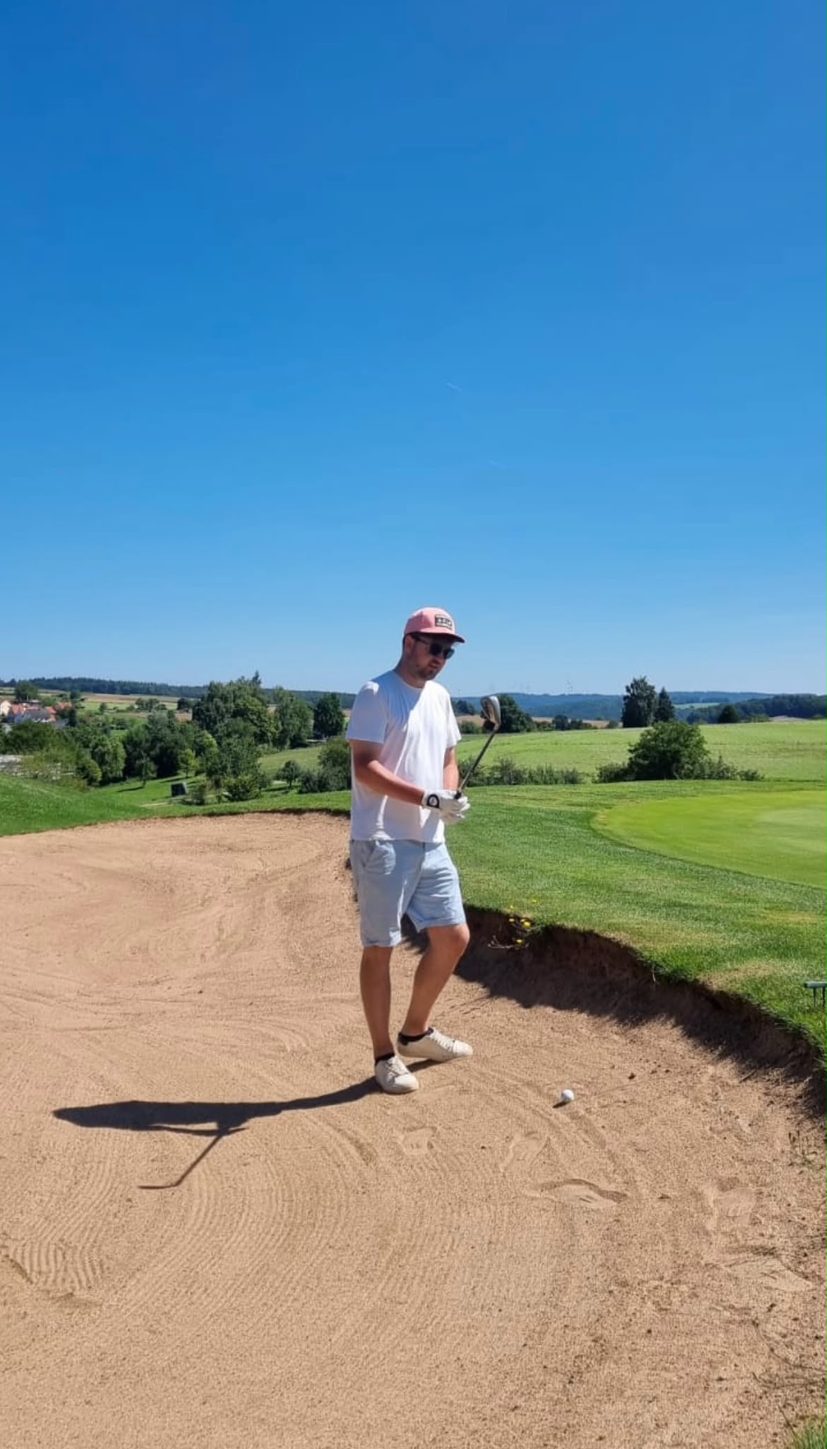 Christian Huebbe auf dem Golfplatz